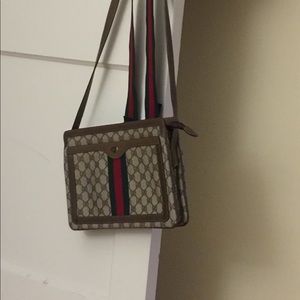Gucci bag and clamp belt